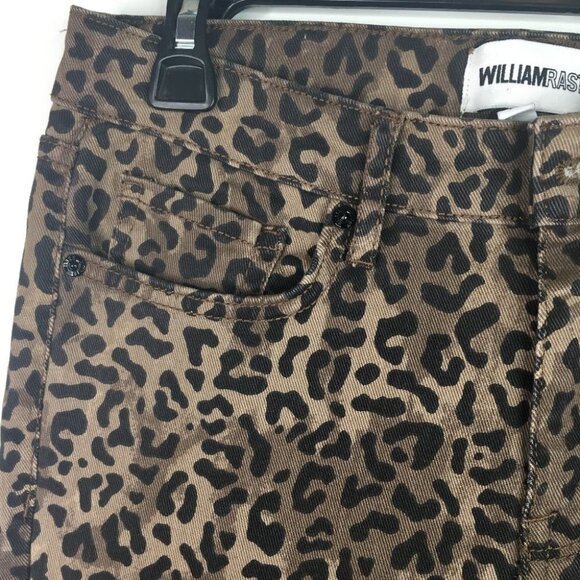 William Rast Perfect Skinny Leopard Jeans Sz 28 - Picture 6 of 9